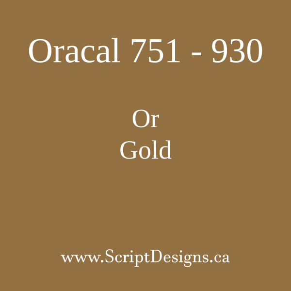 751 Oracal Marine grade - Sheets from 12'' to 36'' (1 yard)