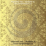 Shiny Gold - Patterned Adhesive Vinyl (14 Different designs available)
