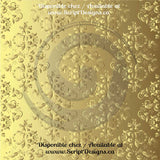 Shiny Gold - Patterned HTV (14 Different designs available)