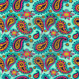 Vibrant Paisley - Patterned Adhesive Vinyl (10 Designs) - ScriptDesigns - 7