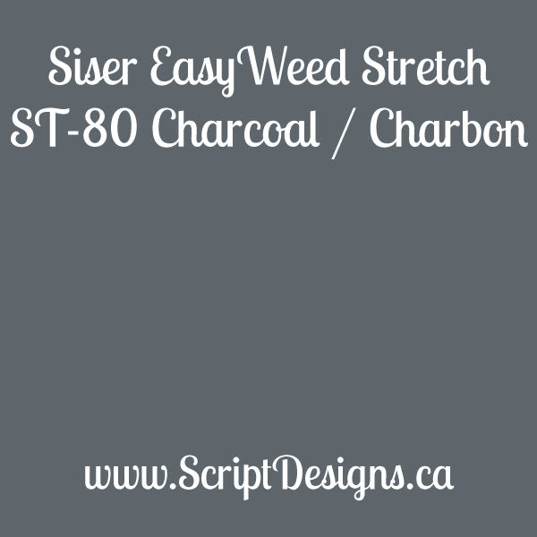 Charbon ST80 - Siser EasyWeed Stretch HTV