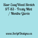 ST83 Frosty Mint - Siser EasyWeed Stretch HTV