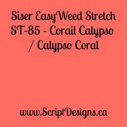 ST85 Calypso Corail - Siser EasyWeed Stretch HTV
