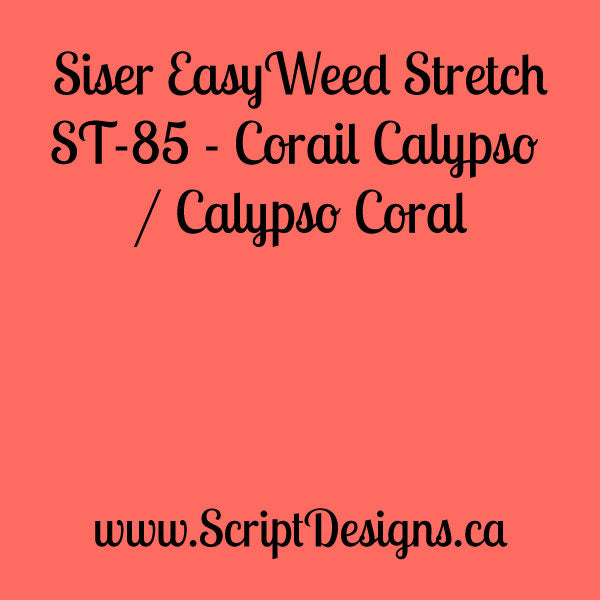 ST85 Calypso Coral - Siser EasyWeed Stretch HTV