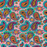Vibrant Paisley - Patterned Adhesive Vinyl (10 Designs) - ScriptDesigns - 8