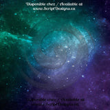 Space Ombre - Patterned Adhesive Vinyl (18 Different designs available)