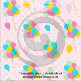Birthday - Patterned Adhesive Vinyl (16 Different designs available)