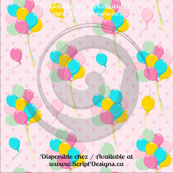 Birthday - Patterned Adhesive Vinyl (16 Different designs available)