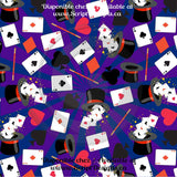 Magician - Patterned Heat Transfer Vinyl (16 Different designs available)