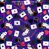 Magician - Patterned Adhesive Vinyl (16 Different designs available)