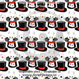 Magician - Patterned Heat Transfer Vinyl (16 Different designs available)