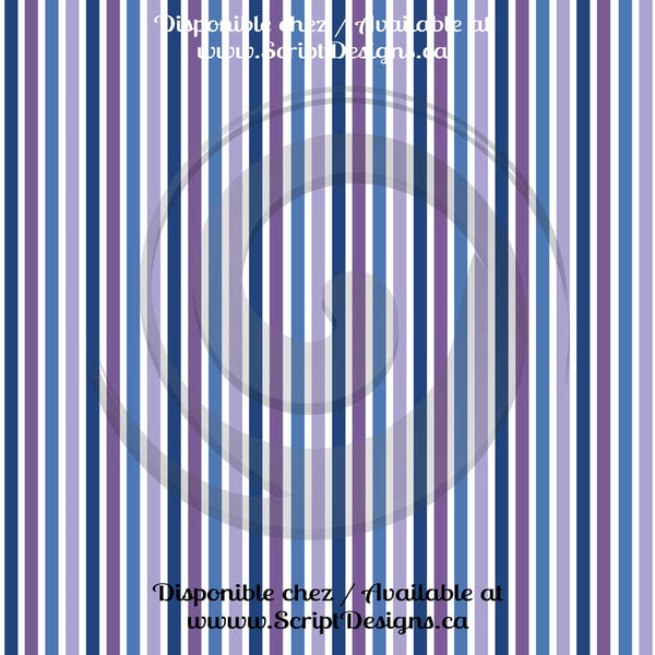 Thème nautique lilas - HTV à motifs (16 modèles différents disponibles)