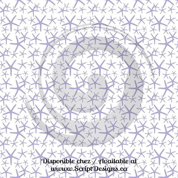 Thème nautique lilas - HTV à motifs (16 modèles différents disponibles)