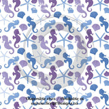 Thème nautique lilas - HTV à motifs (16 modèles différents disponibles)