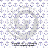 Lilac Nautical Theme - Patterned HTV (16 Different designs available)