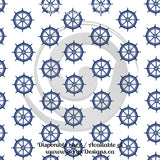 Thème nautique rose et bleu - HTV à motifs (16 modèles différents disponibles) 