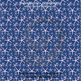 Thème nautique rose et bleu - HTV à motifs (16 modèles différents disponibles) 
