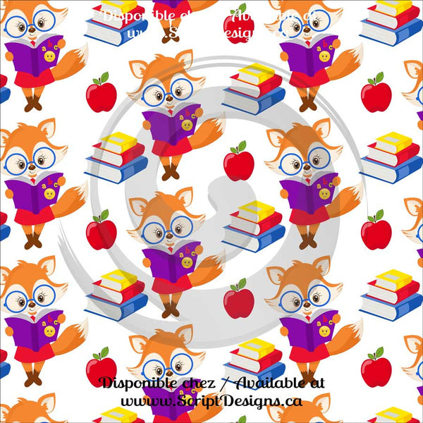 School Time - HTV à motifs (16 modèles différents disponibles) 