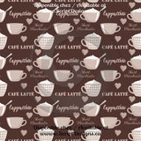 Café (teintes naturelles) - HTV à motifs (16 modèles différents disponibles)