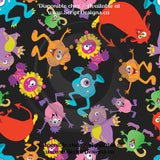 Monsters - Patterned HTV (16 Different designs available)