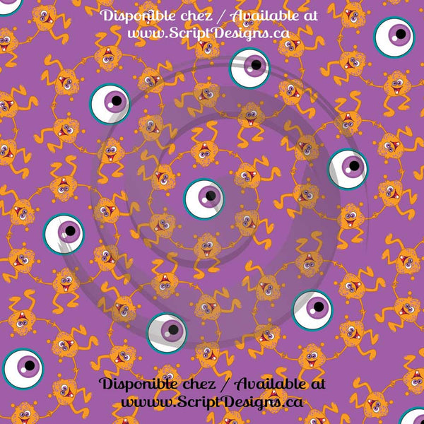 Monstres - HTV à motifs (16 modèles différents disponibles)