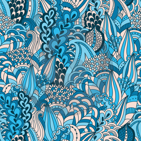 Abstract Pattern Htv Abstract Flowers - Patterned HTV (14 designs available) – ScriptDesigns ...