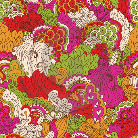 Abstract Pattern Htv Abstract Flowers - Patterned HTV (14 designs available) – ScriptDesigns ...