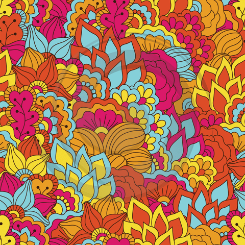 Abstract Pattern Htv Abstract Flowers - Patterned HTV (14 designs available) – ScriptDesigns ...