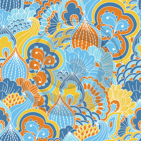 Abstract Pattern Htv Abstract Flowers - Patterned HTV (14 designs available) – ScriptDesigns ...