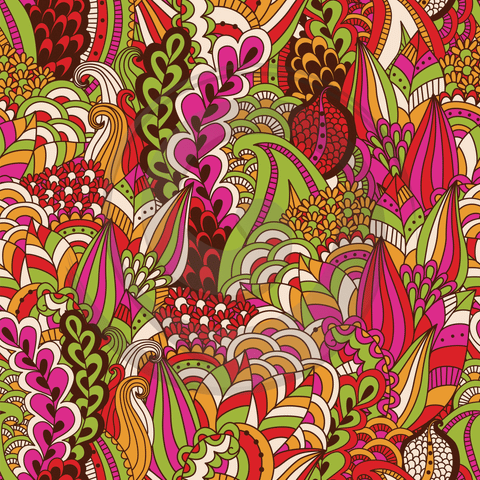 Abstract Pattern Htv Abstract Flowers - Patterned HTV (14 designs available) – ScriptDesigns ...