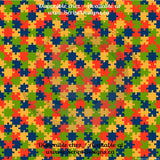 Puzzle Autisme - Vinyle adhésif à motifs 
