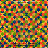 Autism Puzzle  - Patterned Adhesive Vinyl