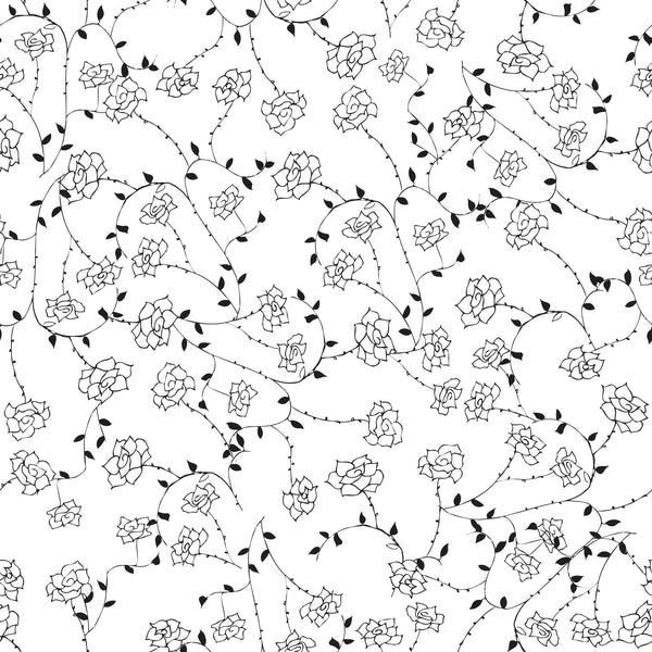 Black and White Elegance - Patterned HTV (12 Designs) - ScriptDesigns - 1