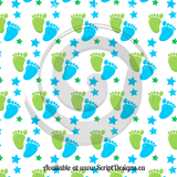 Baby Boy - Patterned HTV (12 Designs) - ScriptDesigns - 7