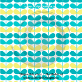 Teal Blue Elephants - Patterned Adhesive Vinyl  (12 Designs) - ScriptDesigns - 9