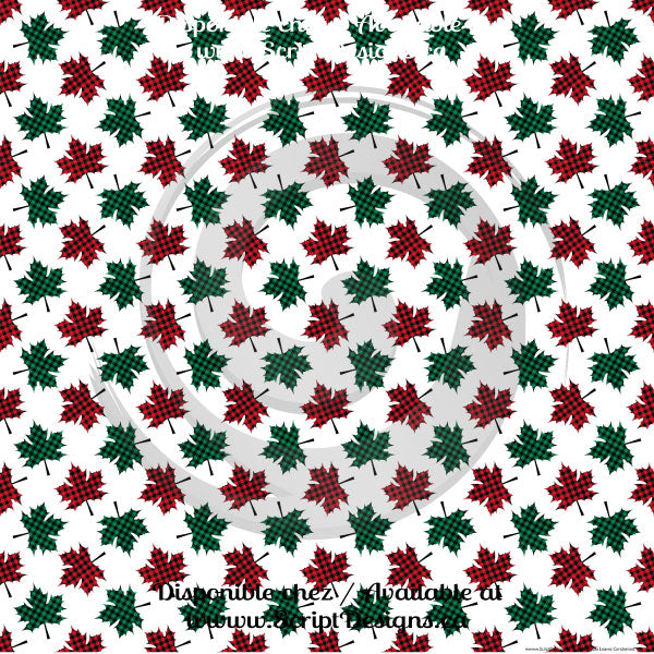 Buffalo Plaid Cutouts - Patterned HTV (10 Different designs available)