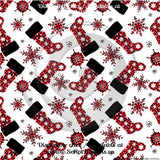 Buffalo Plaid Cutouts - Patterned Adhesive Vinyl (10 Different designs available)