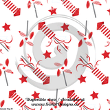 Canada Day - Patterned Adhesive Vinyl  (18 Different designs available)