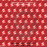 Canada Day - Patterned HTV (18  Different designs available)