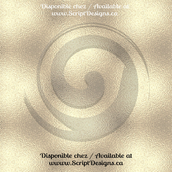 Champagne Gold - Patterned Adhesive Vinyl  (14 Different designs available)