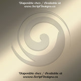 Champagne Gold - Patterned Adhesive Vinyl  (14 Different designs available)