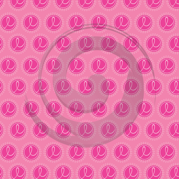 Breast Cancer Awareness - Patterned Adhesive Vinyl (11 Designs) - ScriptDesigns - 6