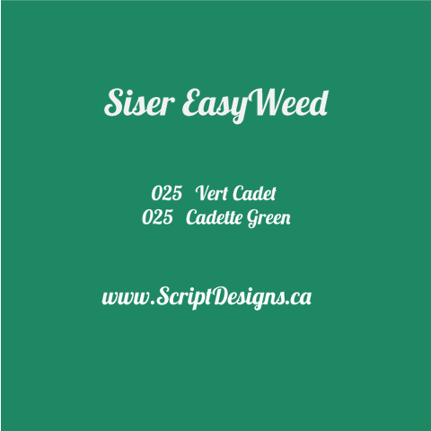 25 Cadette Green - Siser EasyWeed HTV