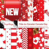 Fête du Canada - Vinyle adhésif à motifs (18 modèles différents disponibles) 