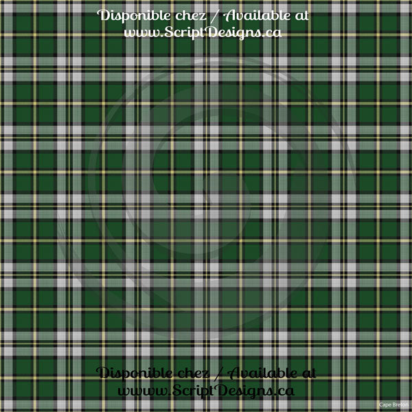 Tartans of Canada - Patterned HTV