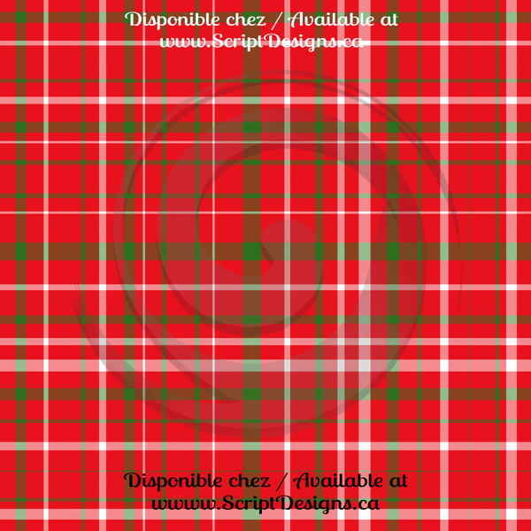 Christmas Plaids - Patterned HTV (12 Designs) - ScriptDesigns - 7