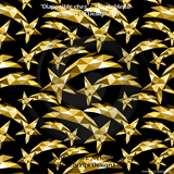 Christmas in Gold - Patterned HTV (26 different designs available)