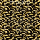 Christmas in Gold - Patterned Adhesive Vinyl (26 different designs available)