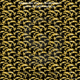 Christmas in Gold - Patterned HTV (26 different designs available)