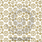 Christmas in Gold - Patterned HTV (26 different designs available)